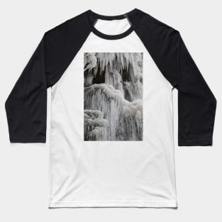 Frozen Melincourt Waterfalls, Resolven Baseball T-Shirt